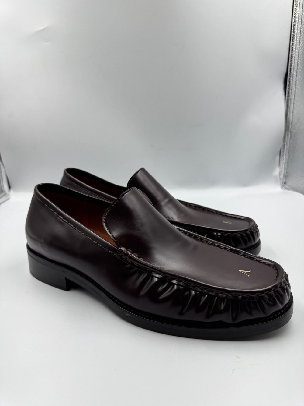 Acne Studios Loafers Burgundy Red Leather Men’s 11US